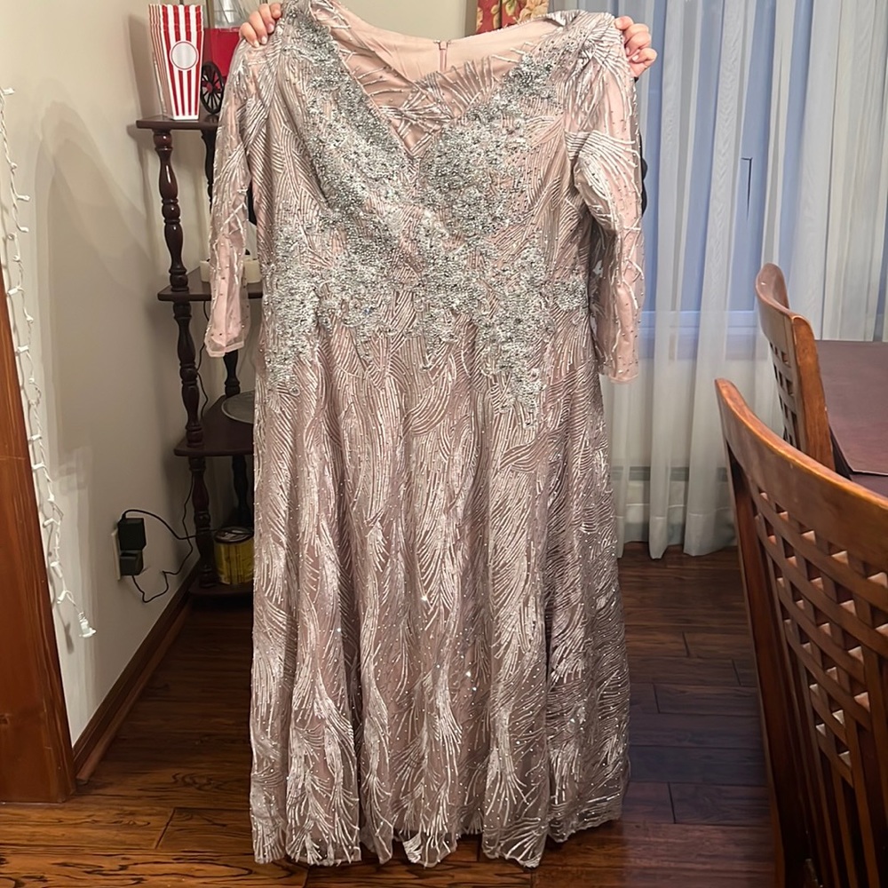 Beautiful Pink Beaded Dress from Turkey